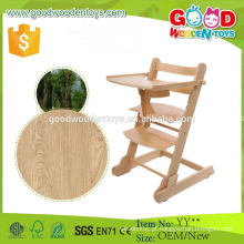 Mercado da UE Popular Type Wooden High Chair for Baby Sitting